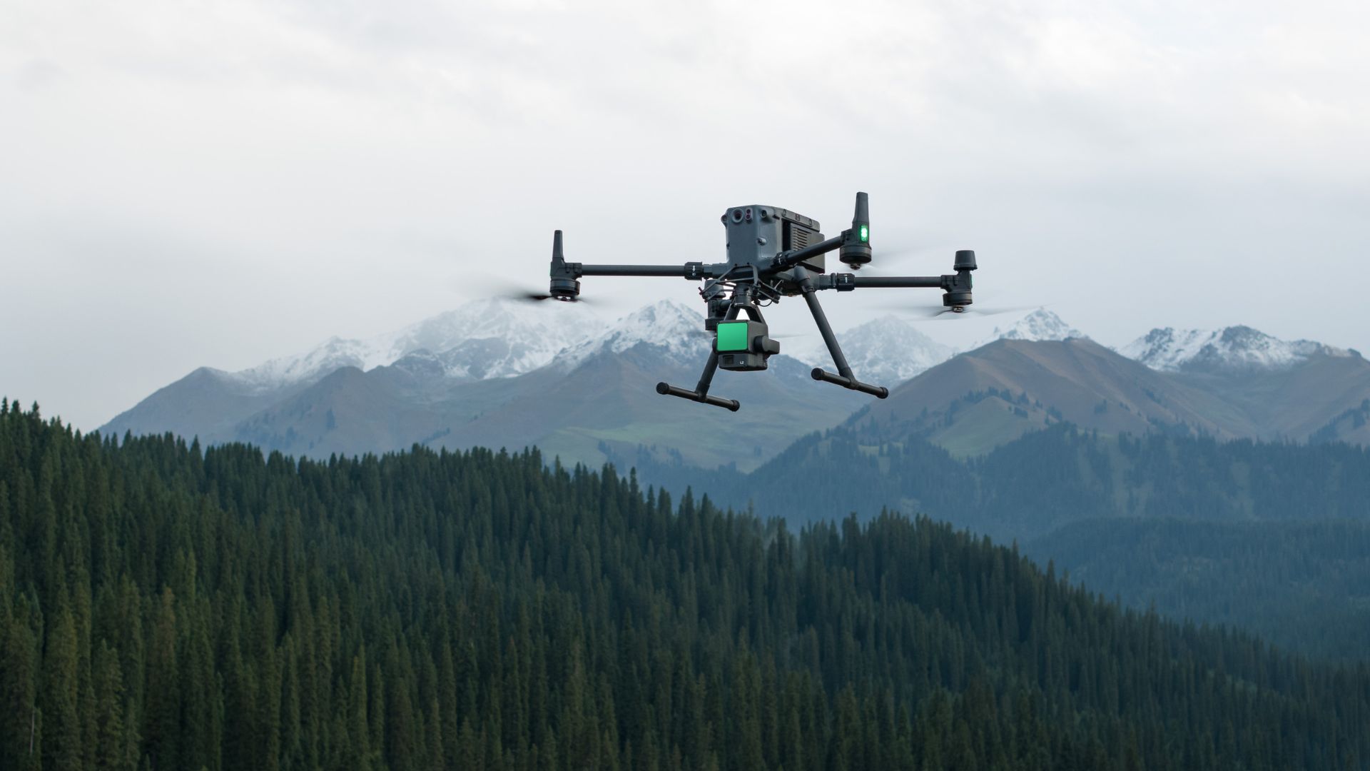 DJI Matrice 350 RTK with DJI Zenmuse L2 in mountains